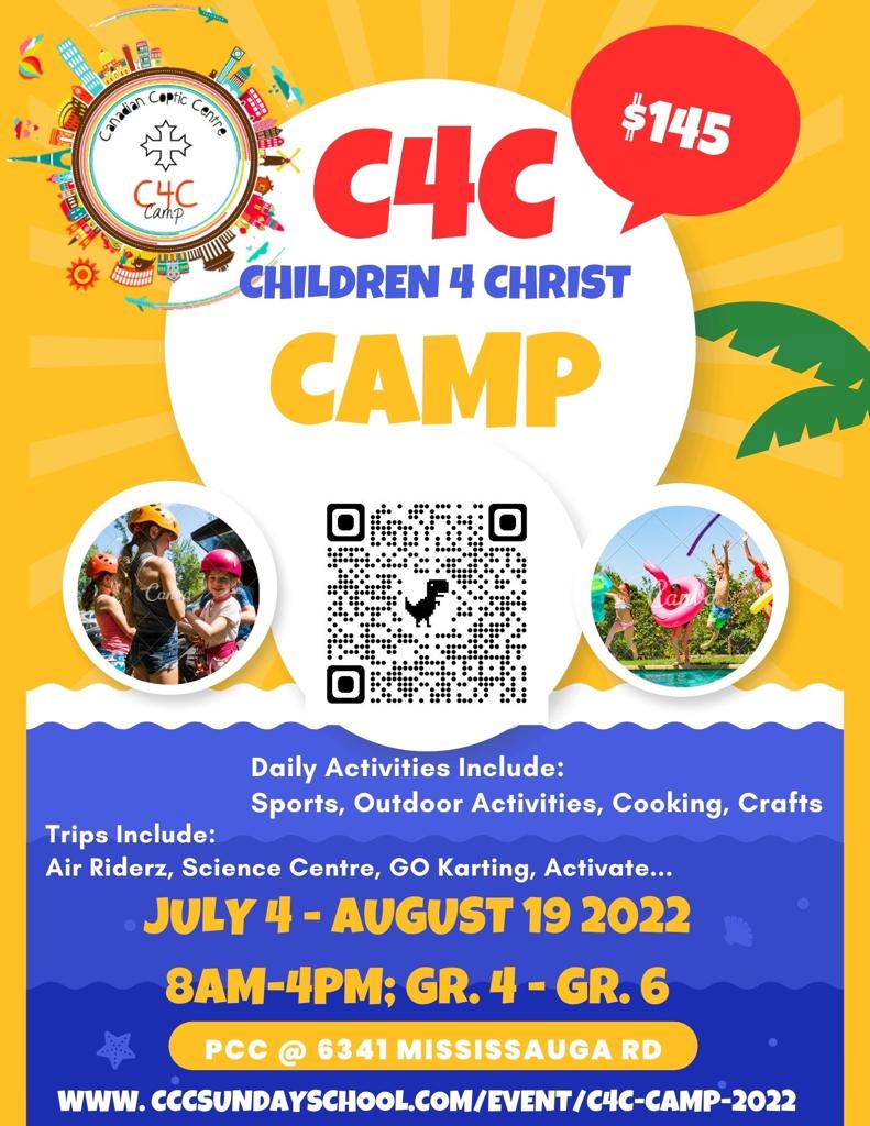 C4C Camp 2022 [Gr3-Gr6] @ Church of Virgin Mary and St Athanasius